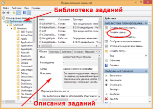 Какие типы расписаний поддерживает планировщик задач windows