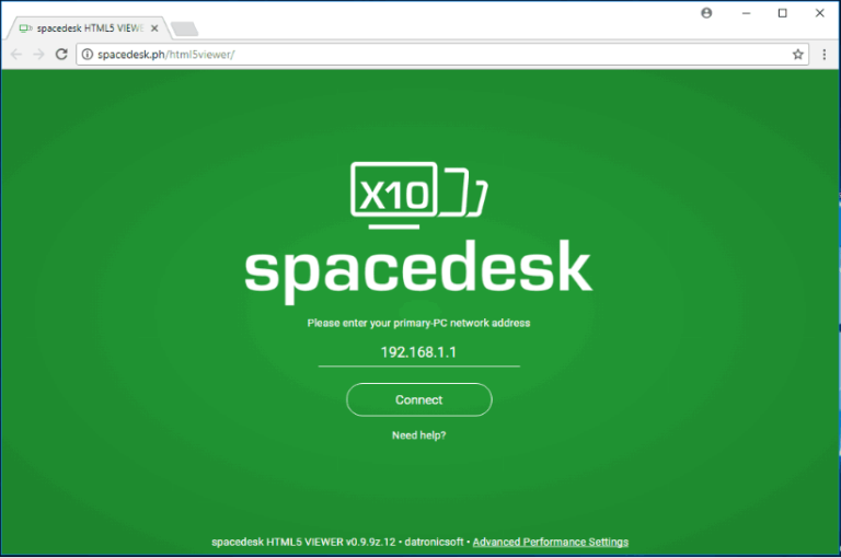 Spacedesk для windows 10 как настроить