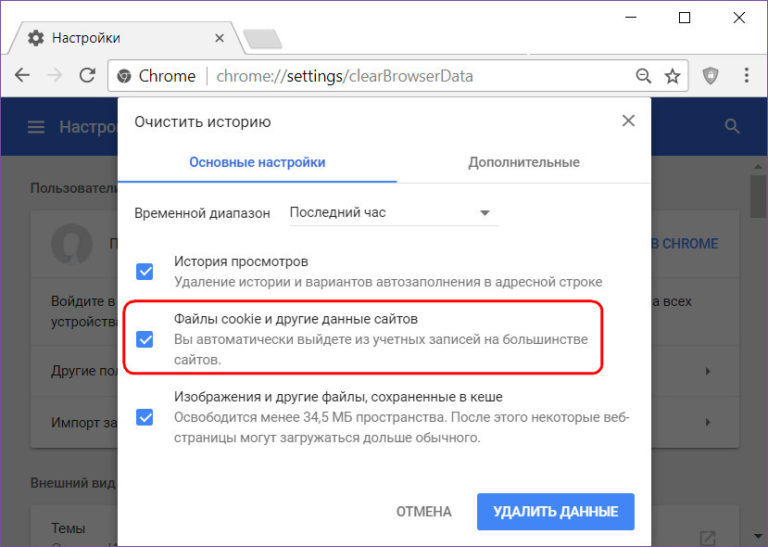 Удалять файлы cookie и данные сайтов при выходе из chromium gost