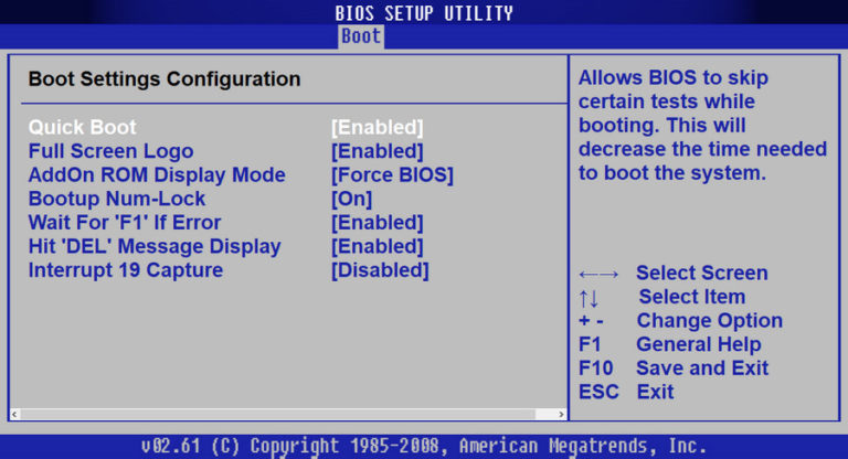 Bios k