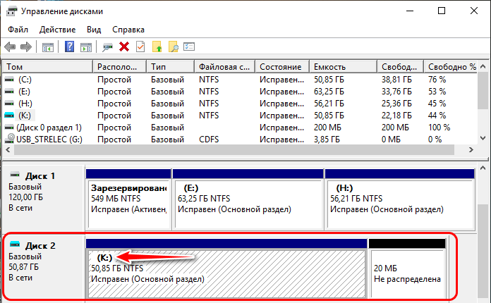 Управление дисками