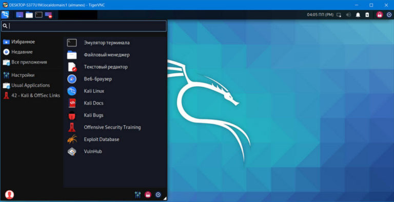 Как запустить kali linux с флешки на windows 10