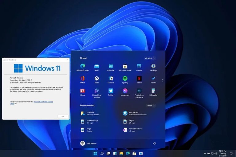 Windows 11 панель задач не по центру